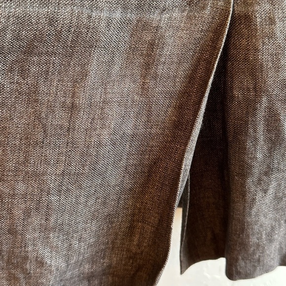 Angelico Franceschini 100% Linen Distressed Gray Blazer Sz 40R or M - Picture 9 of 16